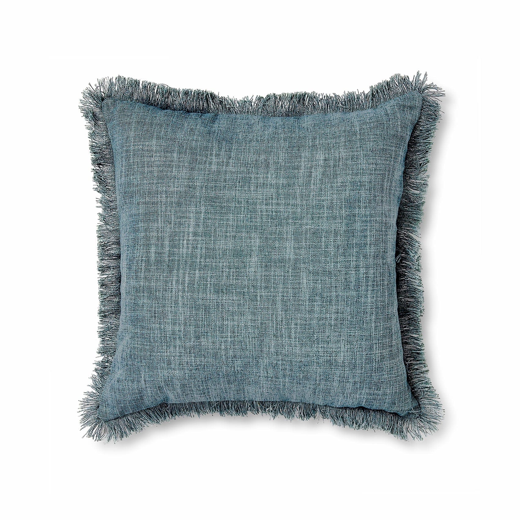 Grey sales fringe cushion