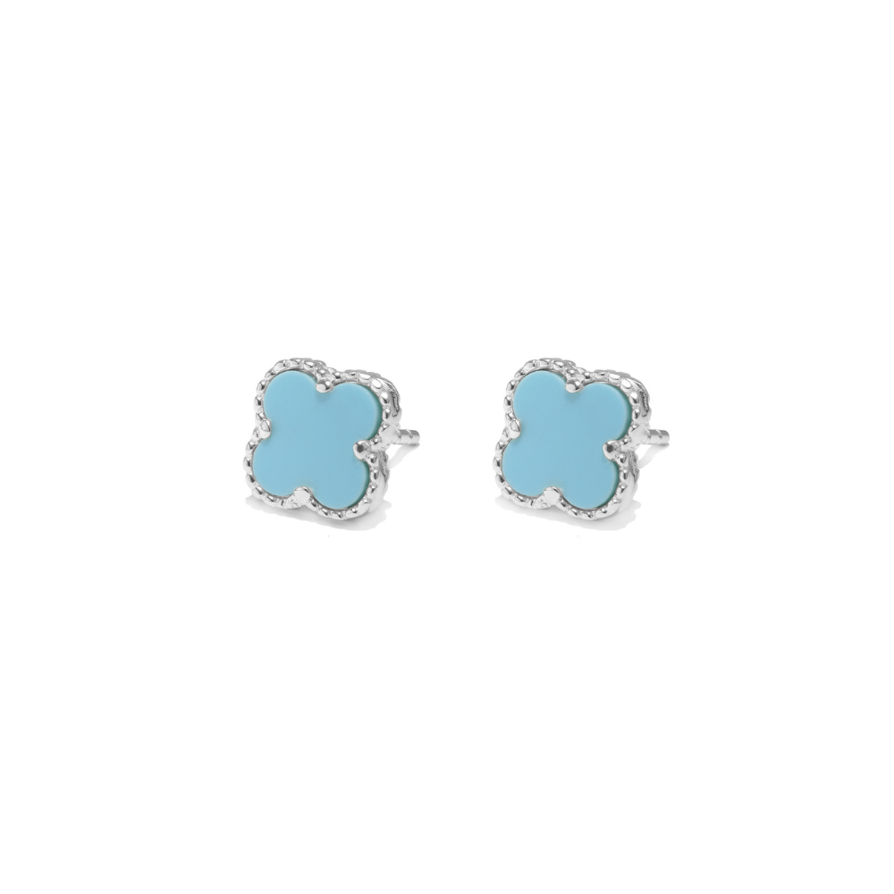 Turquoise van online cleef earrings