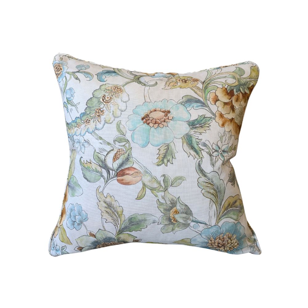 Designers Guild Piccadilly Park Forest Cushion in floral print.