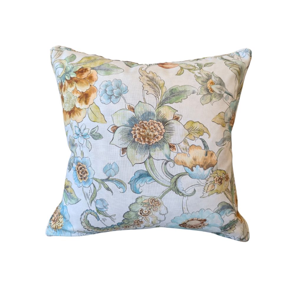 Designers Guild Piccadilly Park Forest Cushion in floral print.