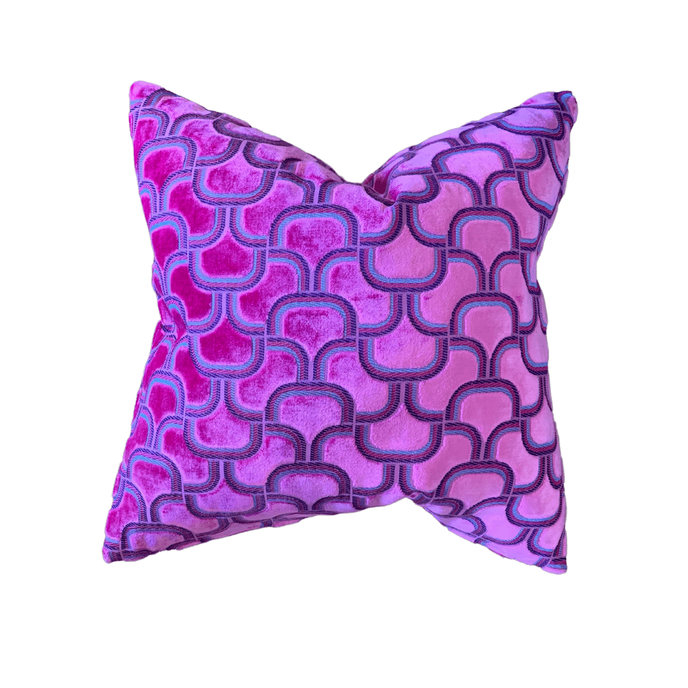 Aldeco CUSHION Aldeco Digby Fuchsia Cushion