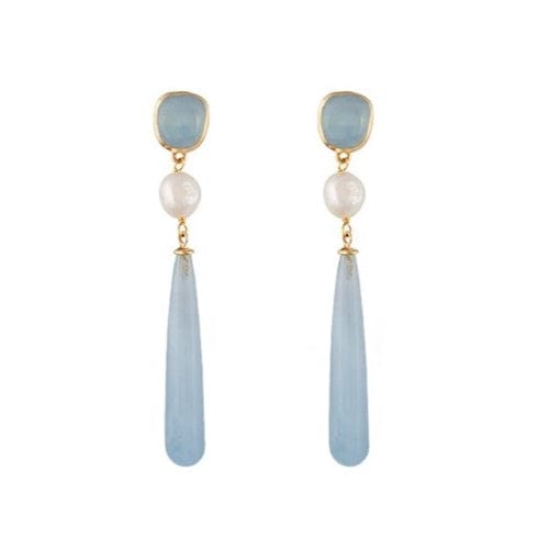 Bianc EARRINGS Earring Artisan Aqua