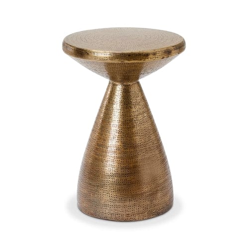 Gaudion Furniture 230 Side Table Beaten Brass Side Table