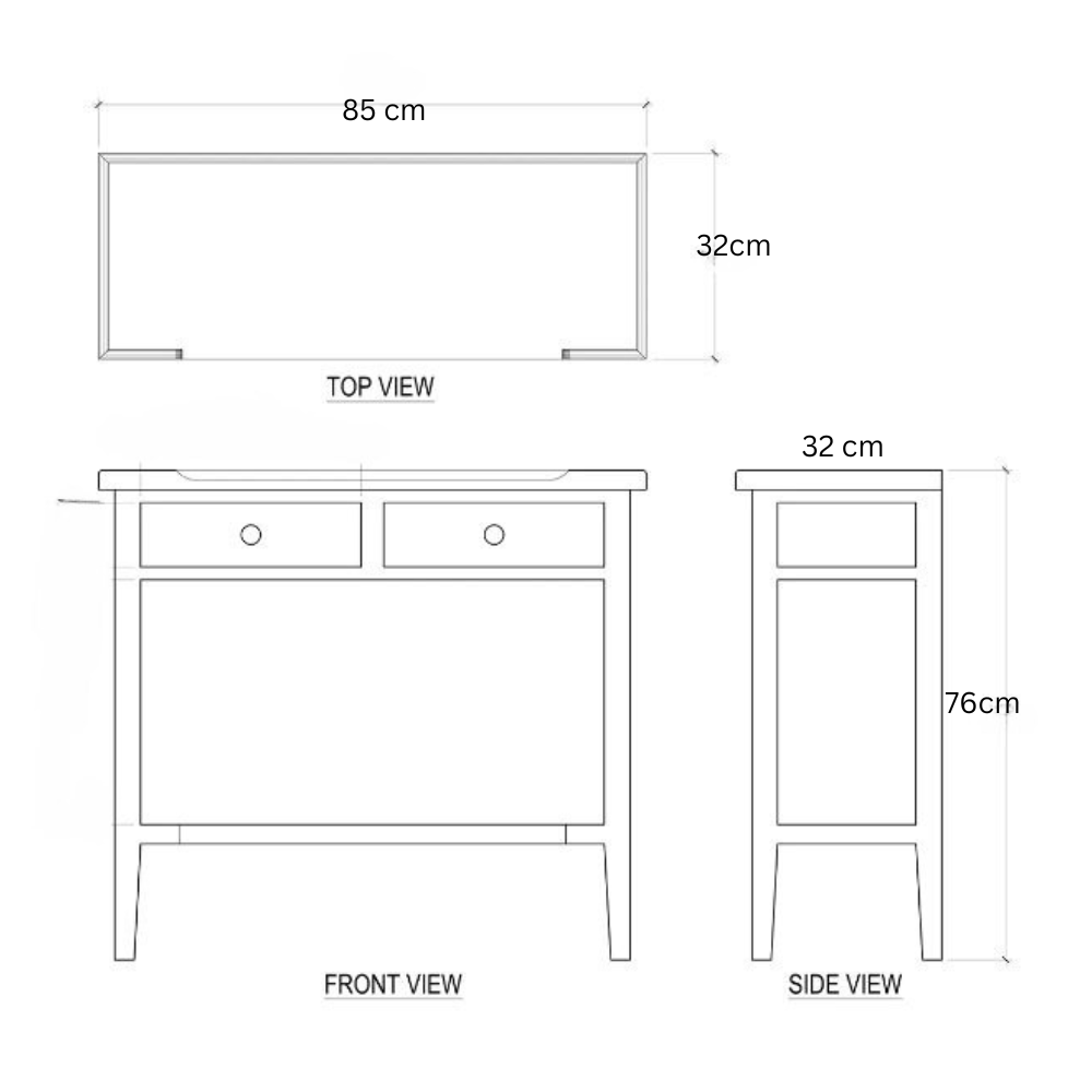 Gaudion Furniture 328 Console Hall Table Manon Console