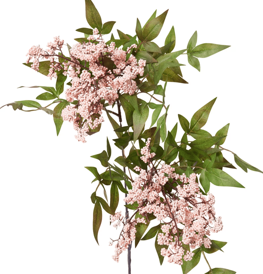 Gaudion Furniture 500 Artificial Flora Pepper Berry Pink Spray