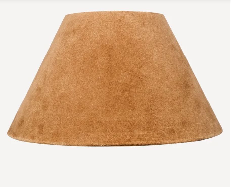 Gaudion Furniture 9 Lamp Shade Lamp Shade Velvet Coolie Gold