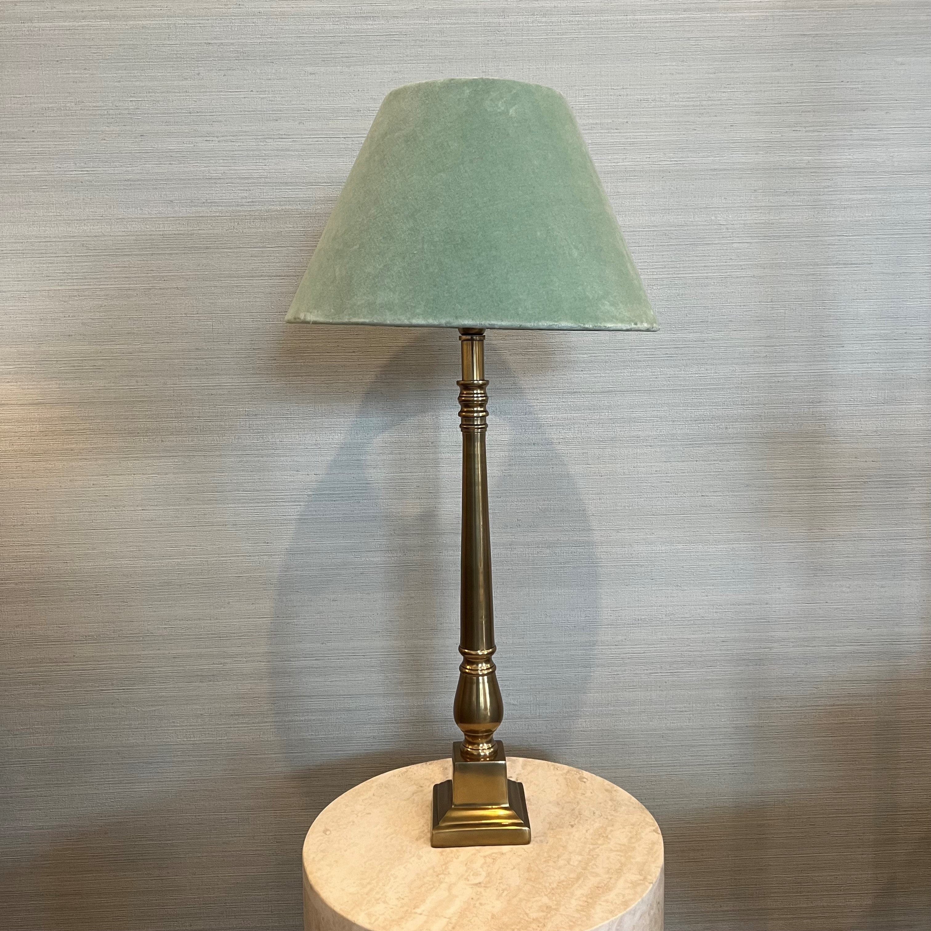 Gaudion Furniture 9 Lamp Shade Lamp Shade Velvet Coolie Sage Green