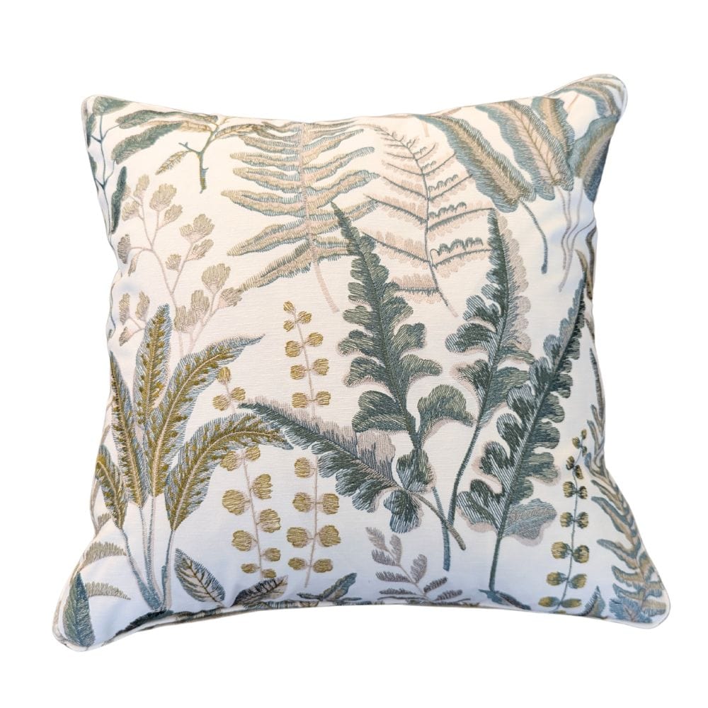 Gaudion Furniture CUSHION Embroidered Fern Cushion