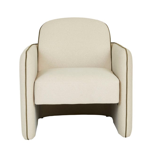 GLOBE WEST Armchair Leora Occasional Chair 2 Colours