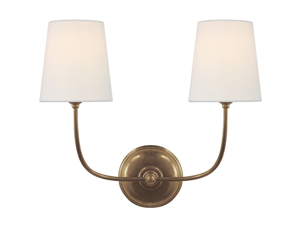 Thomas O'Brien Wall Sconce Vendome Double Sconce 3 Finishes