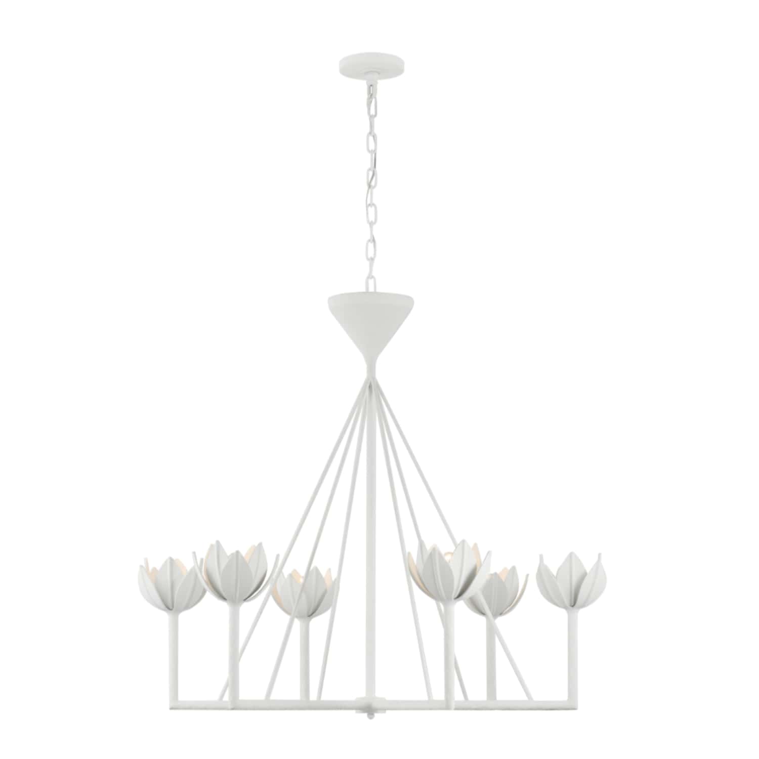 Visual Comfort & Co Chandelier Alberto Large Low Ceiling Chandelier