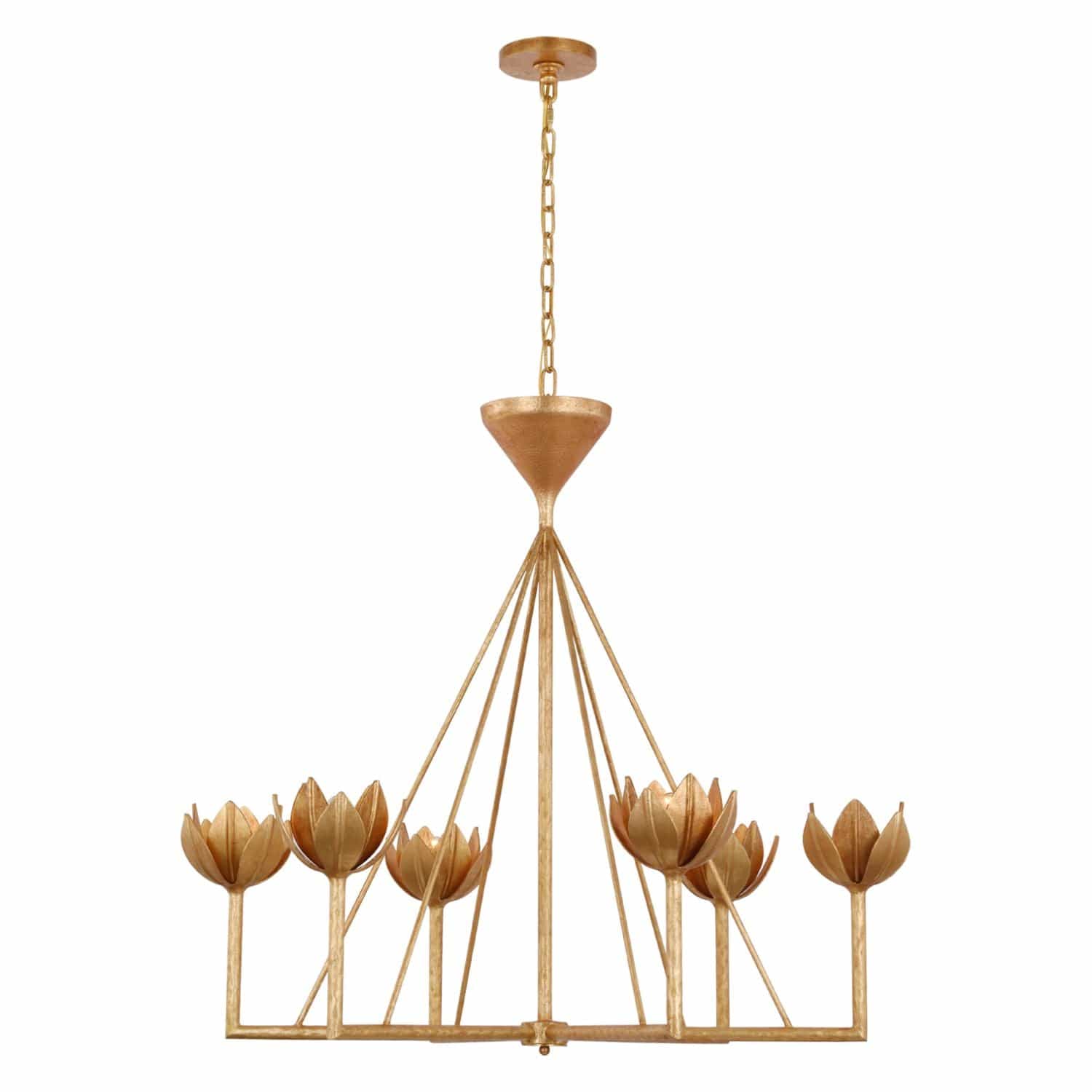 Visual Comfort & Co Chandelier Alberto Large Low Ceiling Chandelier