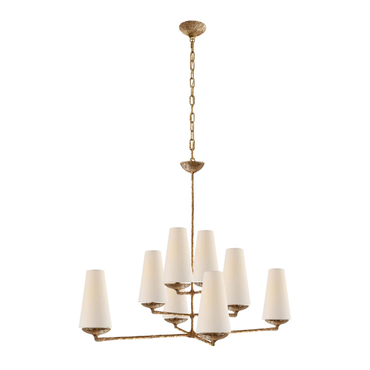 Visual Comfort & Co Chandelier Fontaine Large Offset Chandelier