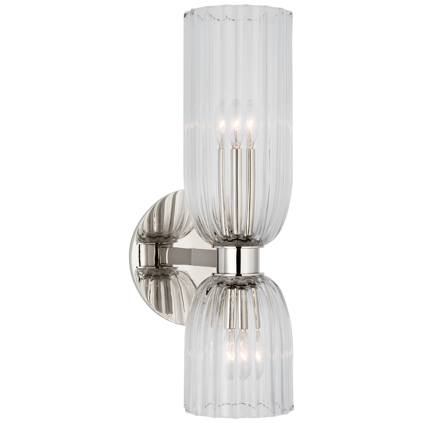 Visual Comfort & Co Sconces Asalea 16" Double Bath Sconce