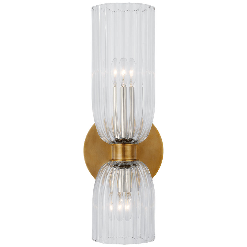 Visual Comfort & Co Sconces Asalea 16" Double Bath Sconce