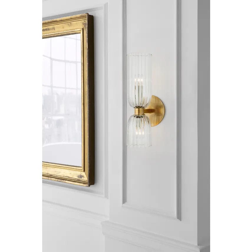 Visual Comfort & Co Sconces Asalea 16" Double Bath Sconce