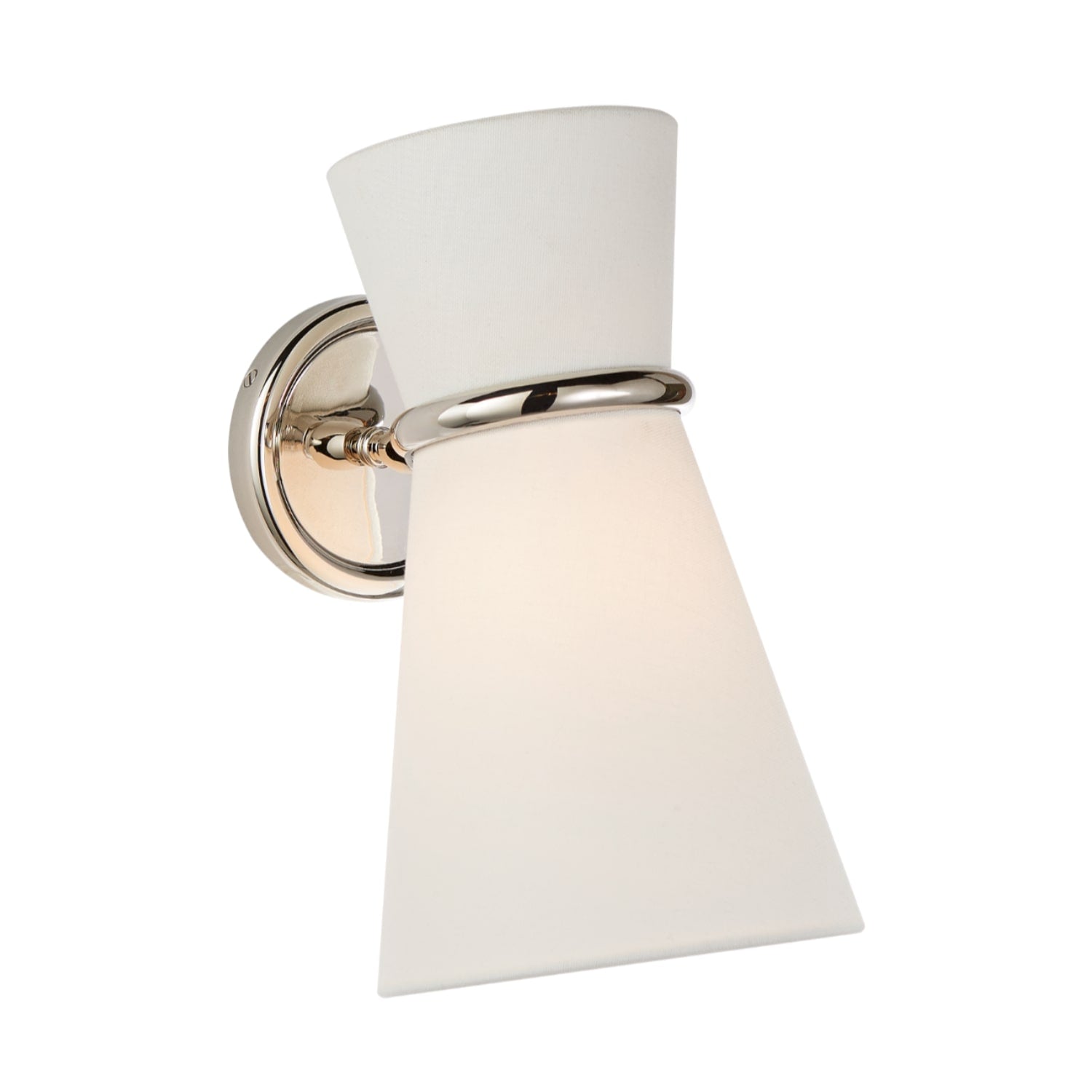 Visual Comfort & Co Sconces Clarkson Small Single Pivoting Sconce