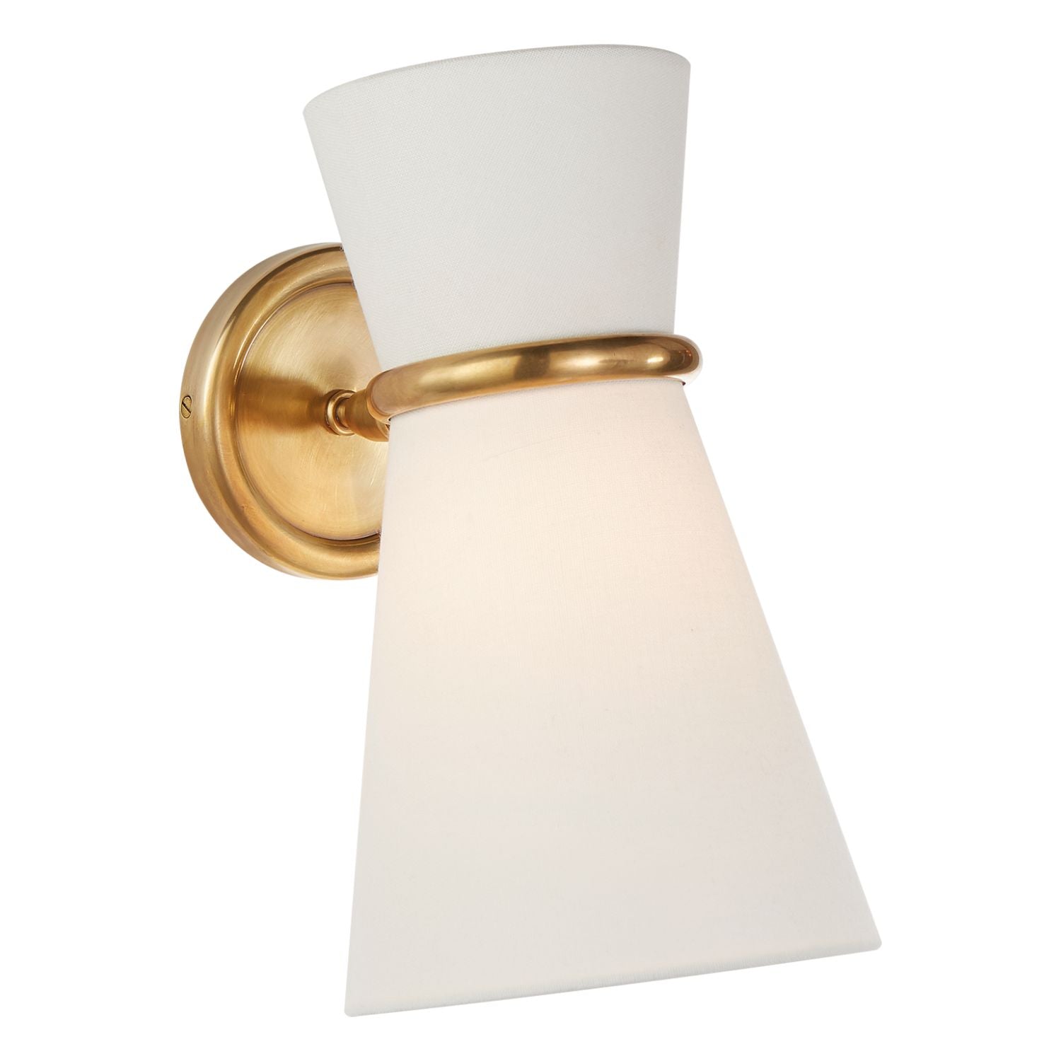 Visual Comfort & Co Sconces Clarkson Small Single Pivoting Sconce