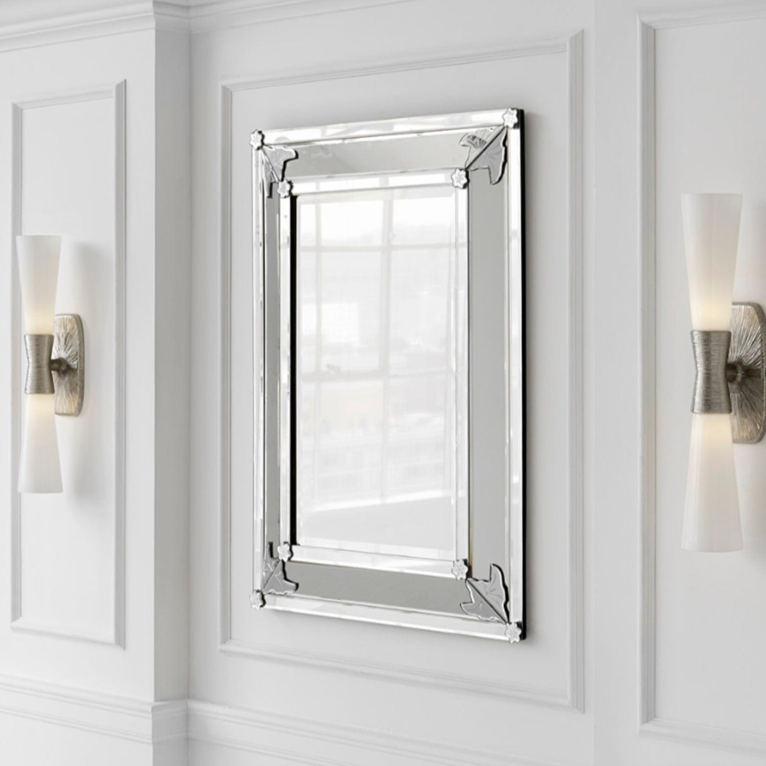 Visual Comfort & Co Sconces Utopia Large Double Bath Sconce