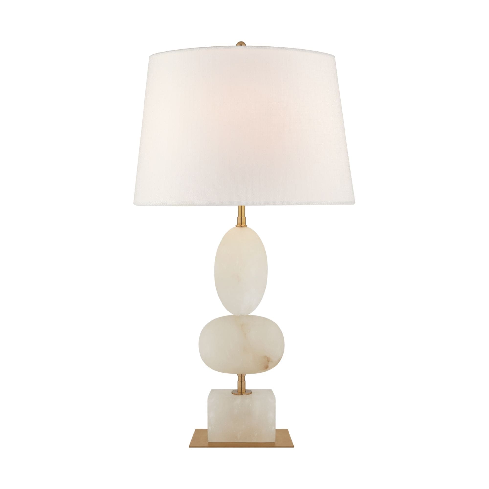 Visual Comfort & Co Table Lamp Dani Medium Table Lamp in Alabaster