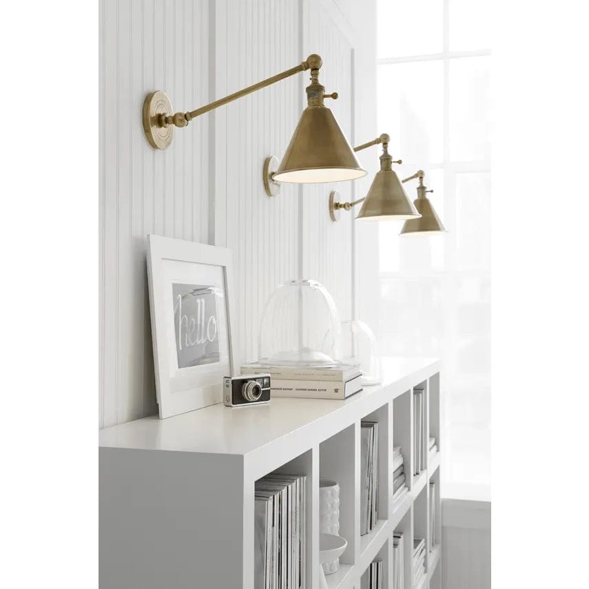 Visual Comfort & Co Wall Sconce Boston Functional Single Library Light