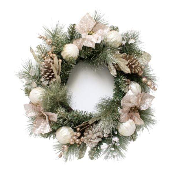 Gaudion Furniture 284 Christmas Wreath Christmas Wreath Champagne