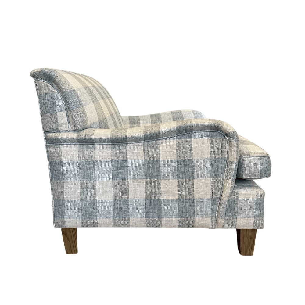 Gaudion Furniture Lauren Armchair Duck Egg Check