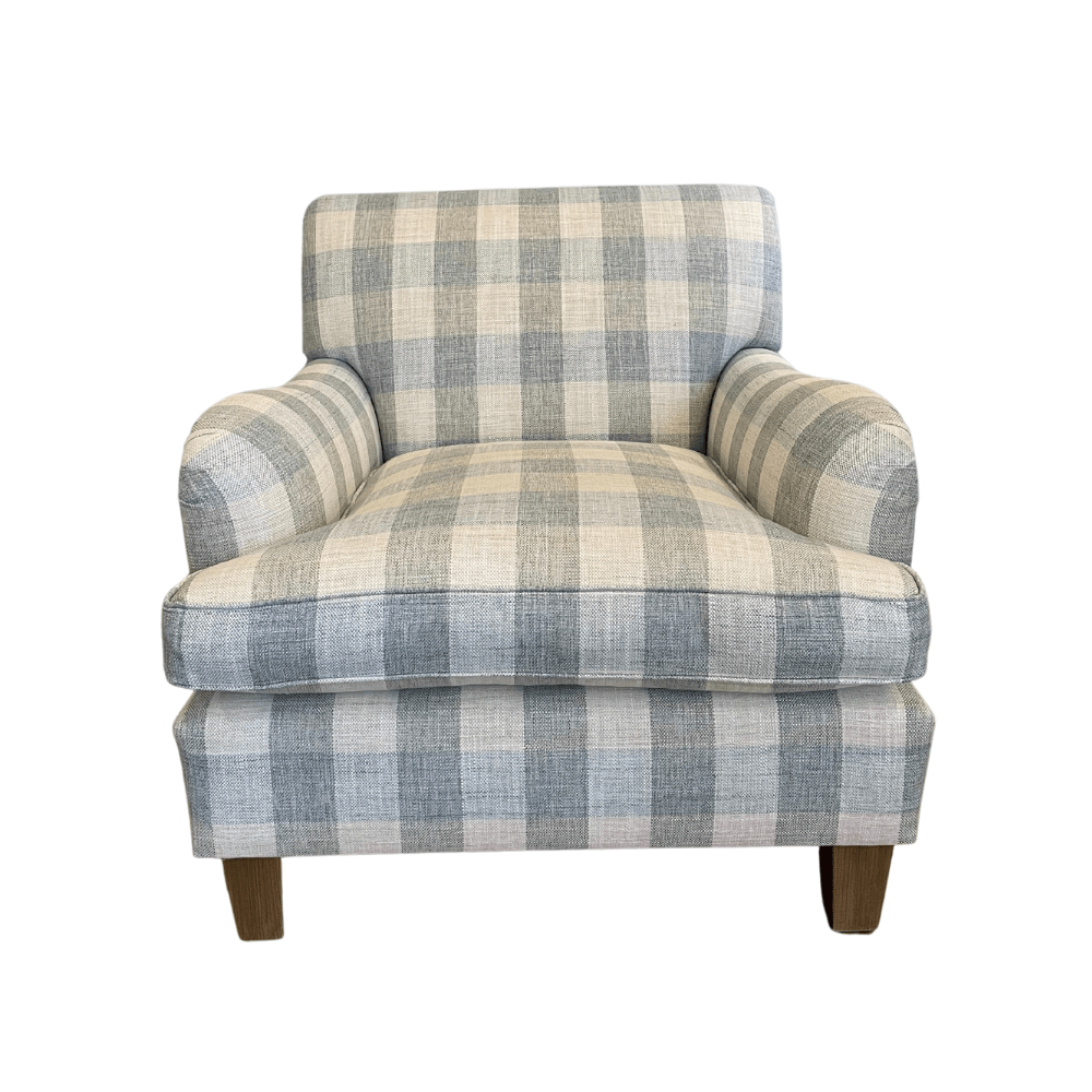 Ralph Armchair Duck Egg Check